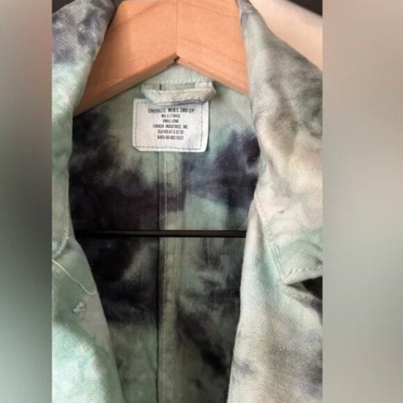 Men's Coveralls Tennier Industries, Inc. Green Tie Dye - Picture 12 of 13